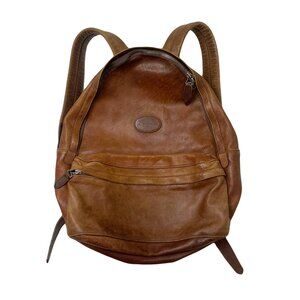Vintage Chevignon Leather Backpack
